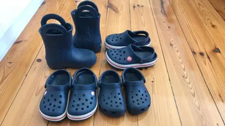 4 pairs of Kids’ Crocs sizes 6-9