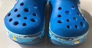 Baby Shark Crocs C10, 2Jibbitz,baby shark T-shirt and a cake topper