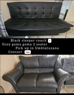 Urgent Sale Sleeper Couch + 2 Seater