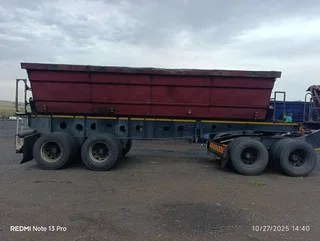 Low priced Afrit side tipper trailer
