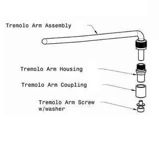 Chrome M9 Whammy Bar for Floyd Rose Type Tremolo Bridge System