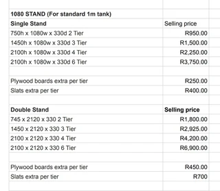 3-Tier Timber Fish Tank Stand