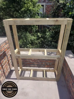 3-Tier Timber Fish Tank Stand