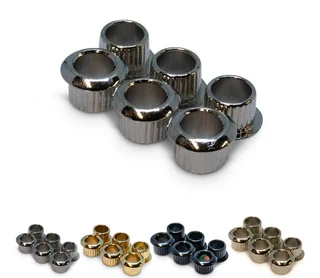 Nickel Push-fit Bushings for 8mm Tuner Holes (6.2mm internal Diameter) set of 6