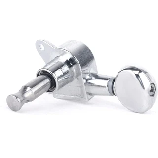 Chrome Oval Stratocaster Style Guitar Tuners Set of 6 Right