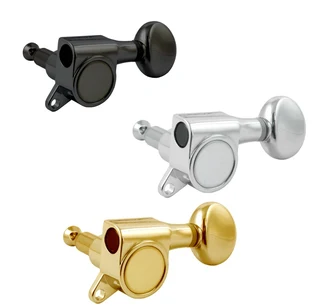 Chrome Oval Stratocaster Style Guitar Tuners Set of 6 Right