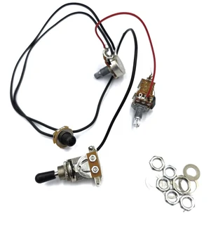 Pre-wired Electronics for 2 x Humbucker with Master Volume and Master Tone with Coil Split