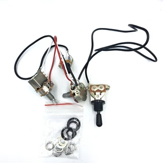 Pre-wired Electronics for 2 x Humbucker with Master Volume and Master Tone with Coil Split