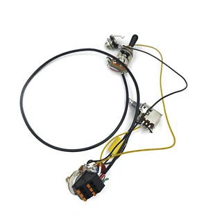 Solderless Electronics for 2 x Humbucker with Master Volume and Master Tone with Coil Split
