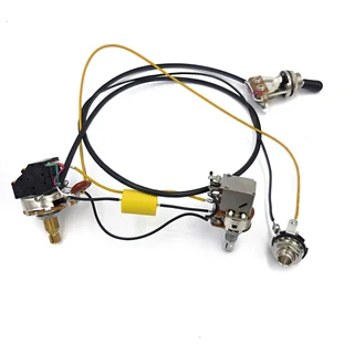 Solderless Electronics for 2 x Humbucker with Master Volume and Master Tone with Coil Split