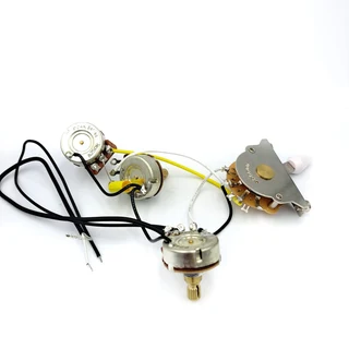 Pre-wired Electronics for 3 Single Coil Strat Style Guitar With Full Size Pots