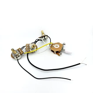 Pre-wired Electronics for 3 Single Coil Strat Style Guitar With Full Size Pots