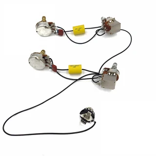 Pre-wired Electronics for Les Paul, SG or similar with 2V2T with Push Pull Pots