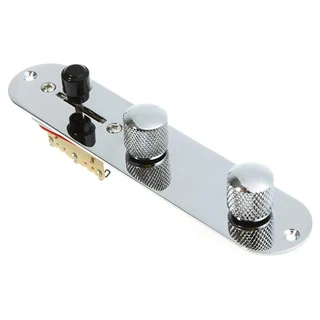 Chrome Pre-wired Telecaster Control Plate
