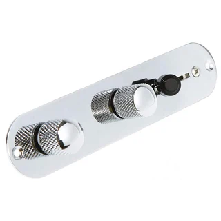 Chrome Pre-wired Telecaster Control Plate