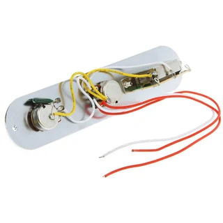 Chrome Pre-wired Telecaster Control Plate