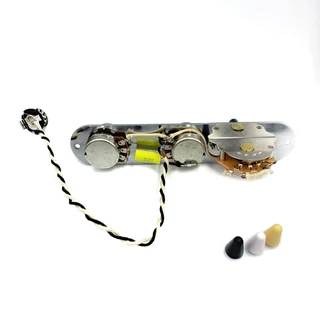 Chrome Premium Pre-wired Telecaster Control Plate