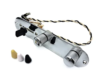 Chrome Premium Pre-wired Telecaster Control Plate