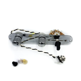 Chrome Premium Pre-wired Telecaster Control Plate