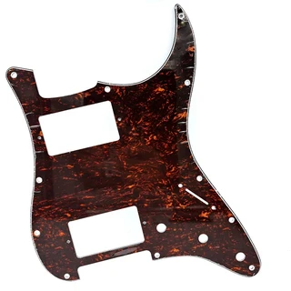 H/H Tortoise Shell 3ply Strat Style Pickguard