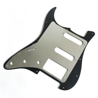H/S/S Black 3ply Strat Style Pickguard