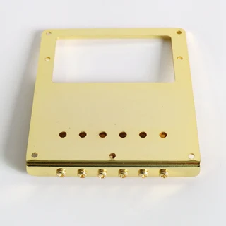 Humbucker rout Telecaster Guitar Bridge with 6 Saddles – Gold