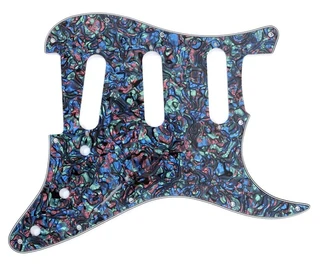 S/S/S Abalone Pearl 3ply Strat Style Pickguard