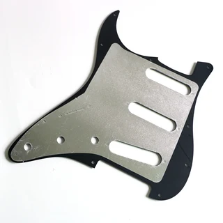 S/S/S Black 3ply Strat Style Pickguard