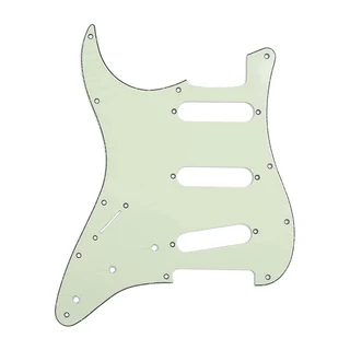 Left Hand S/S/S Mint Green 3ply Strat Style Pickguard
