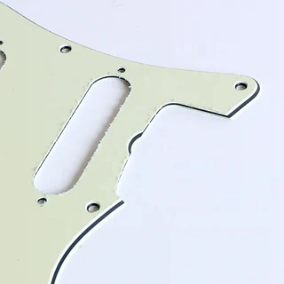 S/S/S Mint Green 3ply Strat Style Pickguard Vintage ’62 with scoop