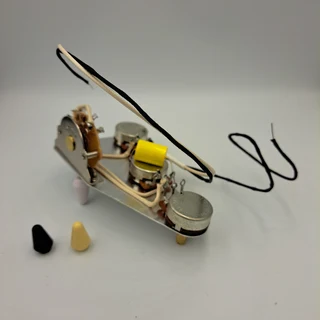 S/S/S Prewired Electronic Assembly for Stratocaster Guitars USA Layout – Solder-in