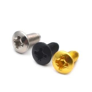 Set of 2 Gold Guitar Pickup Selector Switch Screws