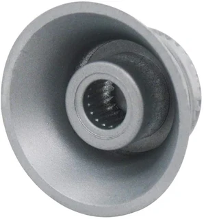 Silver Gibson Top Hat style replacement knob