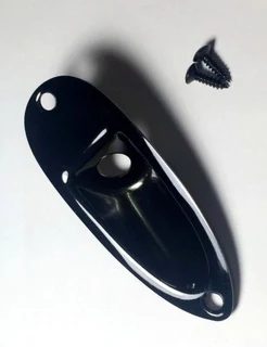 Boat Style Black Strat Jack Plate