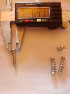 Black Telecaster Bridge Pickup Screws and Springs – Set of 3