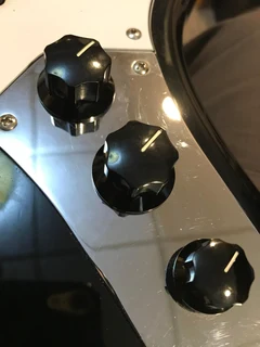 Large Size Jazz Bass Control Knobs