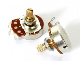 Karman Audio A250K 15mm Brass Shaft (split) Full Size Potentiometer