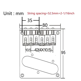 Telecaster Modern Bridge – Gold