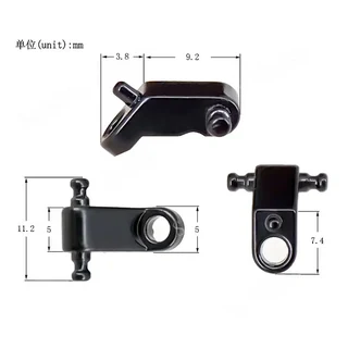 USA Modern type Gold Guitar Roller String Retainer (Single)