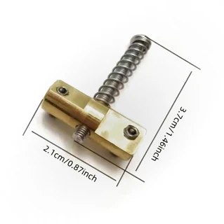 Telecaster 3 Compensated Brass Saddles Set with Screws and Springs