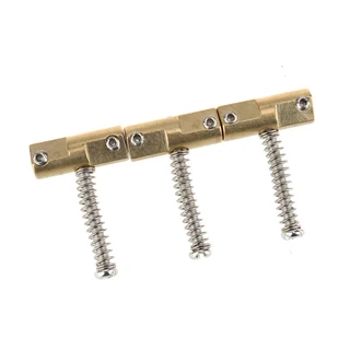 Telecaster 3 Compensated Brass Saddles Set with Screws and Springs