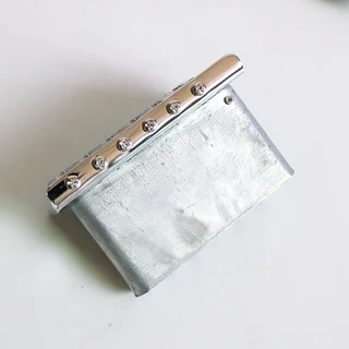 Vintage Strat Full Size Block 54mm String Spacing Tremolo Chrome Bridge Complete – 6 point