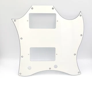 Vintage White Full size SG guitar pickguard