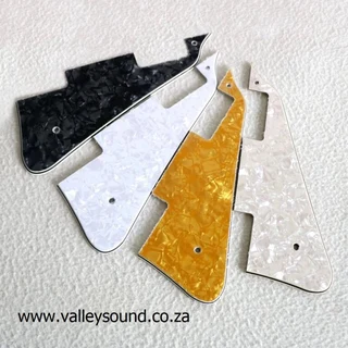 Vintage White Pearloid Les Paul Pickguard 3ply