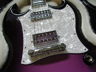 Vintage White Pearl Full size Gibson SG Style guitar scratchplate/pickguard