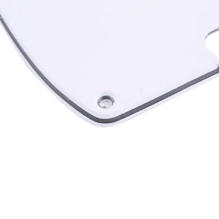 White 3ply Nashville Telecaster Pickguard