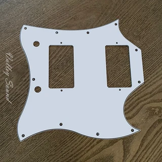 White Full size SG guitar pickguard