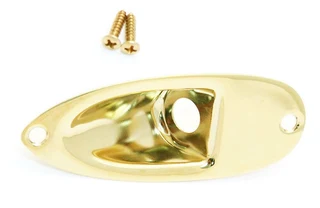 Gold Boat Style Stratocaster Jack Plate
