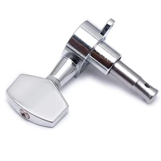 Set of 6 Chrome Modern Stratocaster Style Tuners, Right hand