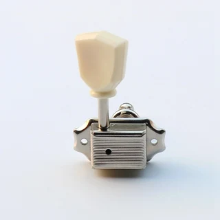Nickel &amp; Vintage White Tuner Set - 3R3L